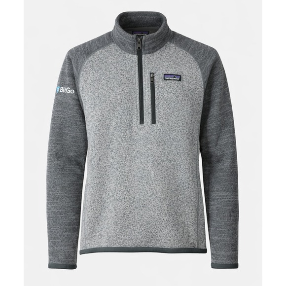 Patagonia Other - Patagonia Better Sweater Quarter Zip Fleece Pullover Grey Small *Company Logo